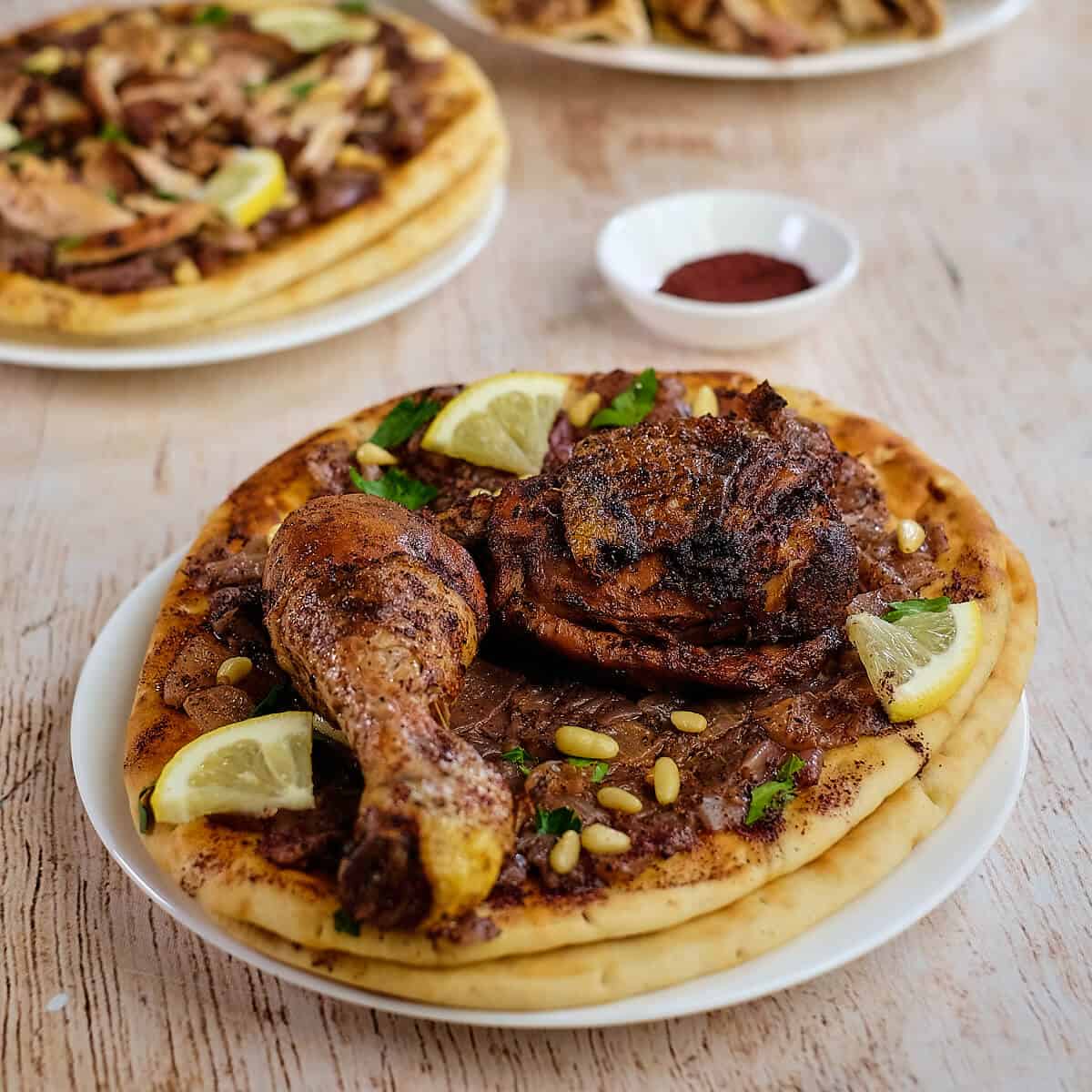 Musakhan (Sumac Chicken Flatbread) The Delicious Crescent