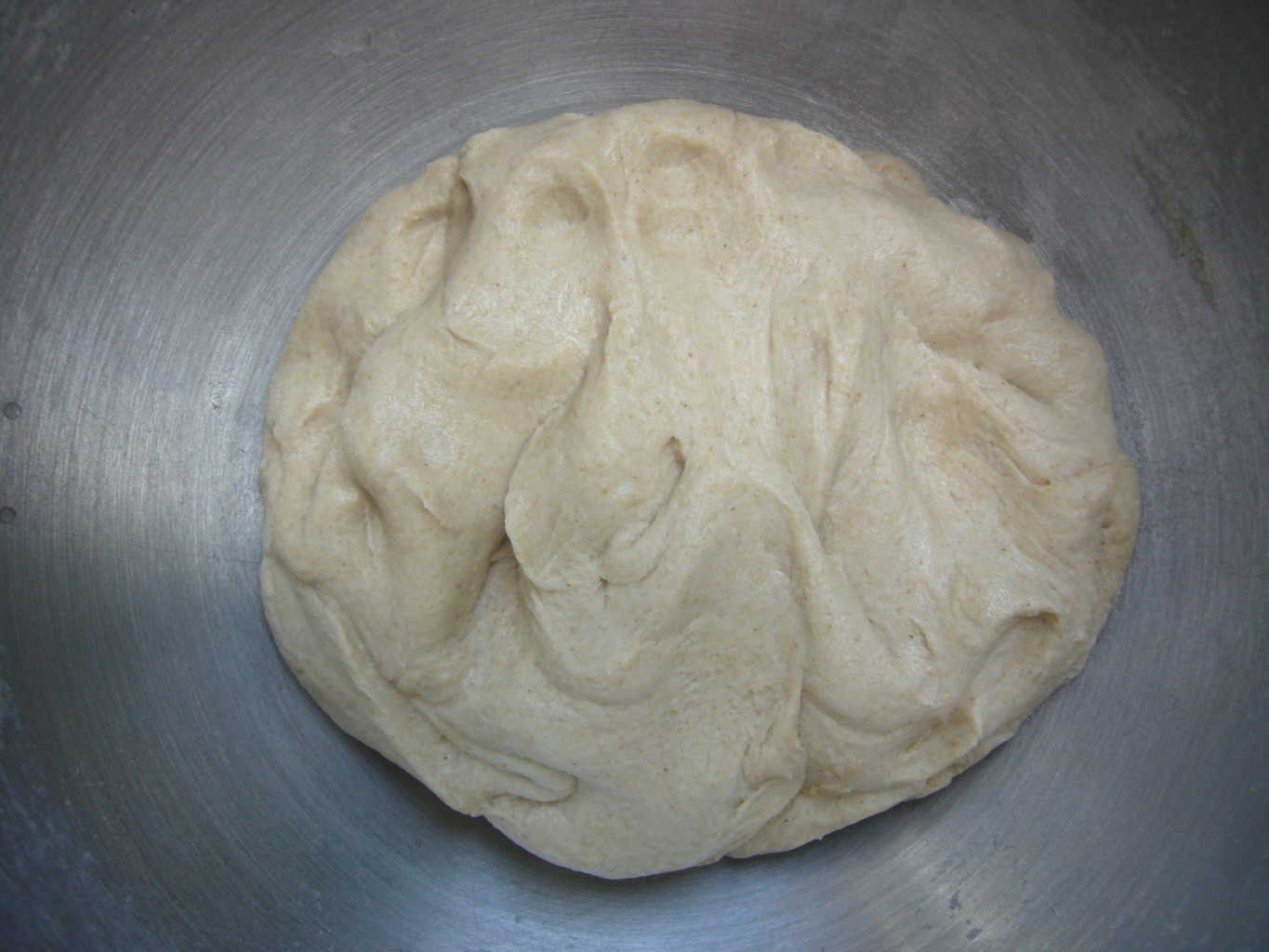 The whole wheat dough prepared for making the egg paratha.