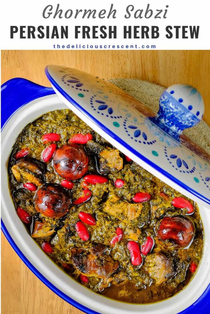 Ghormeh Sabzi (Persian Herb Stew) | The Delicious Crescent