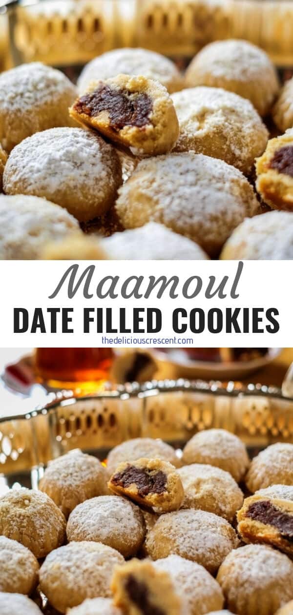 Maamoul Cookies (Date Filled Cookies) - The Delicious Crescent