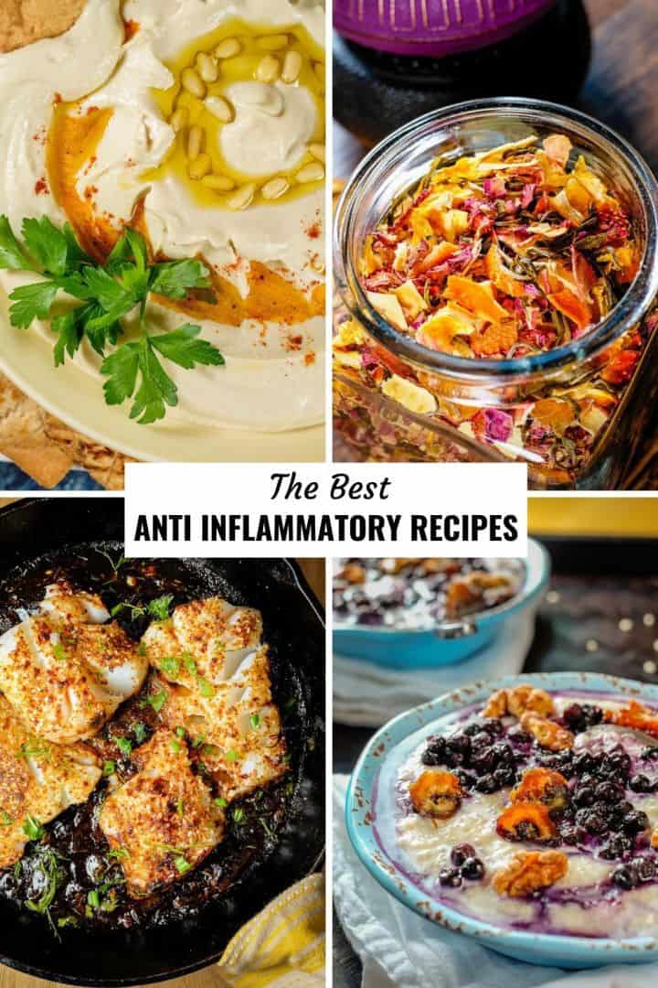 An assortment of the best anti inflammatory recipes.