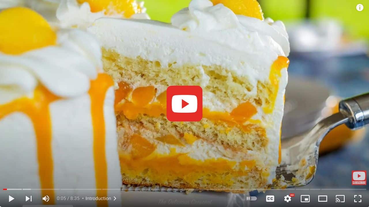 Mango Cake YouTube video image.