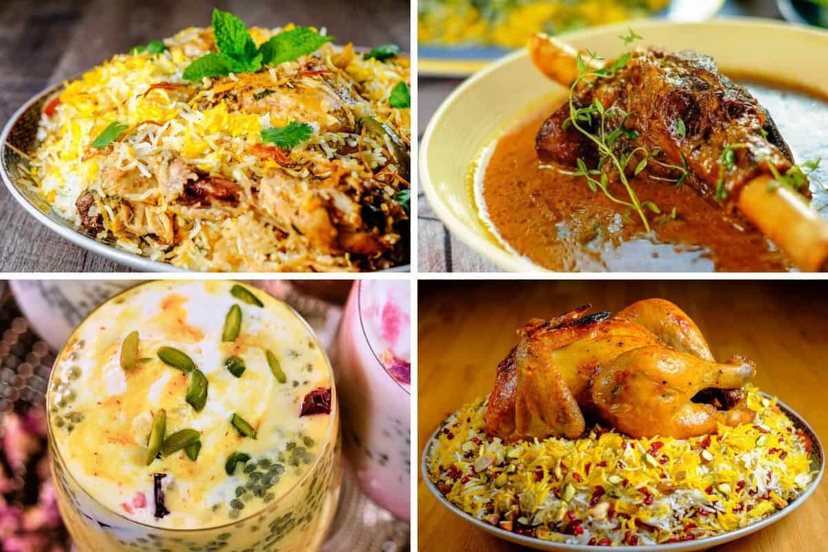 Several recipes flavored with saffron