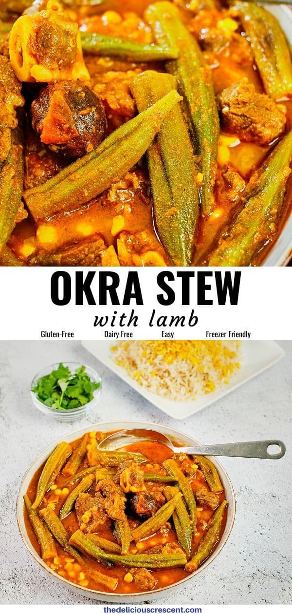 Okra Stew with Lamb The Delicious Crescent