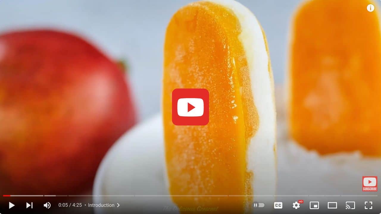 Mango Popsicles YouTube video image.