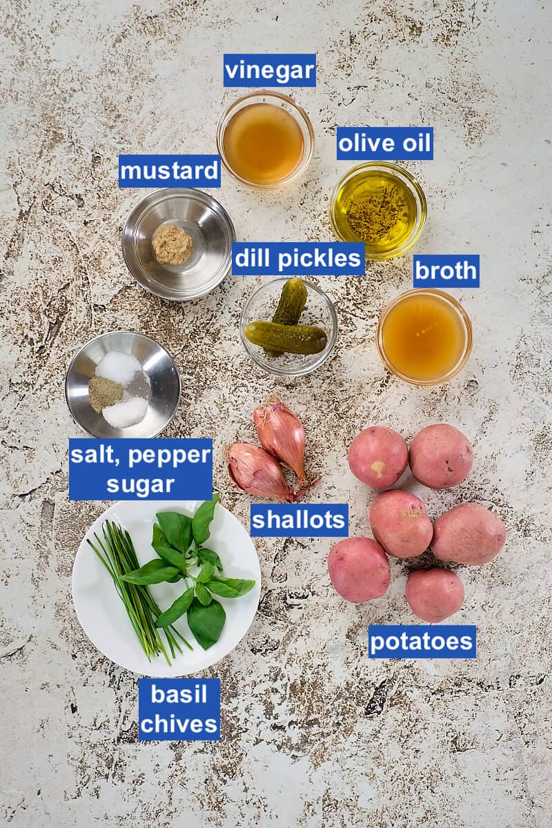 Ingredients needed for the recipe.