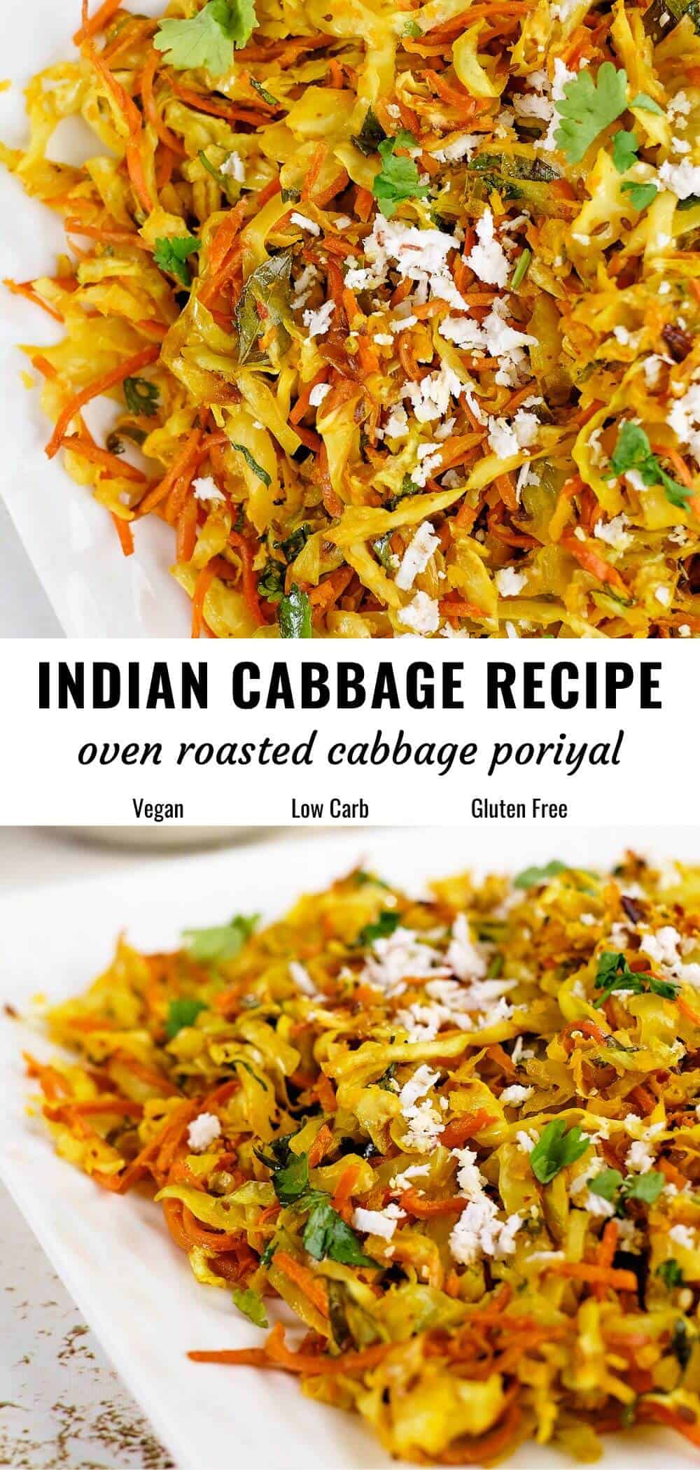 Indian Cabbage Recipe (Oven Roasted) The Delicious Crescent