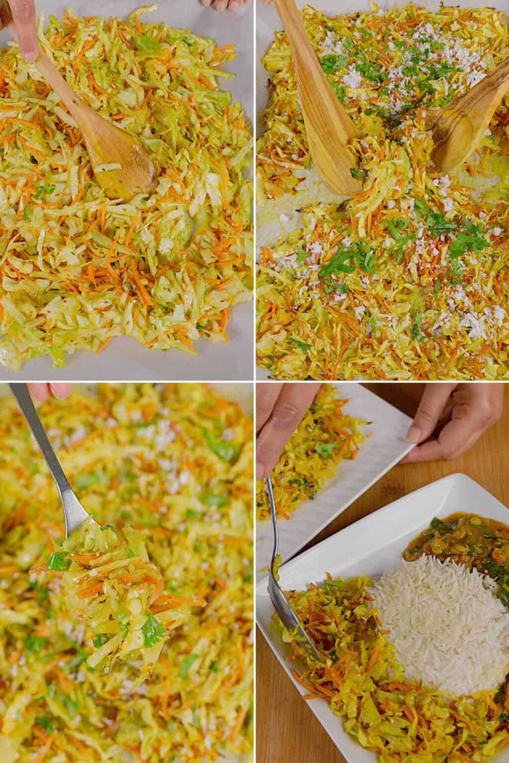 Indian Cabbage Recipe (Oven Roasted) - The Delicious Crescent