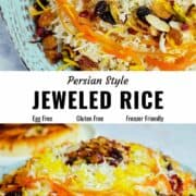 Persian jeweled rice pin image.