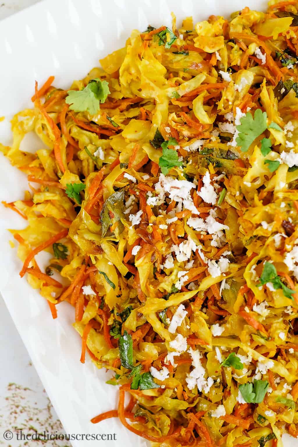 Indian Cabbage Recipe (Oven Roasted) - The Delicious Crescent